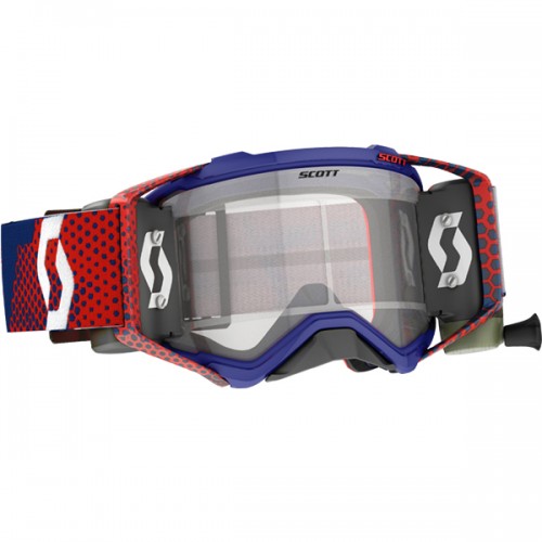 OCULOS SCOTT PROSPECT WFS - VERMELHO / AZUL - LENTE CLARA 